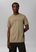 Calvin Klein CALVIN KLEIN GRAPHIC LOGO T-SHIRT - Print T-shirt - deep lichen green
