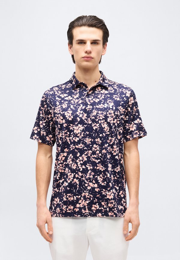 Under Armour MATCHPLAY - Polo shirt - midnight navy/posh pink/white