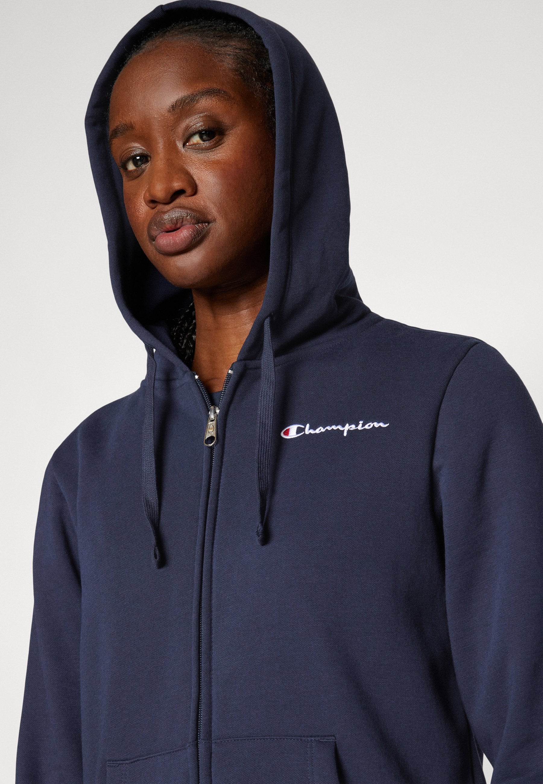 Champion ICONS FULL ZIP HOODIE SMALL LOGO