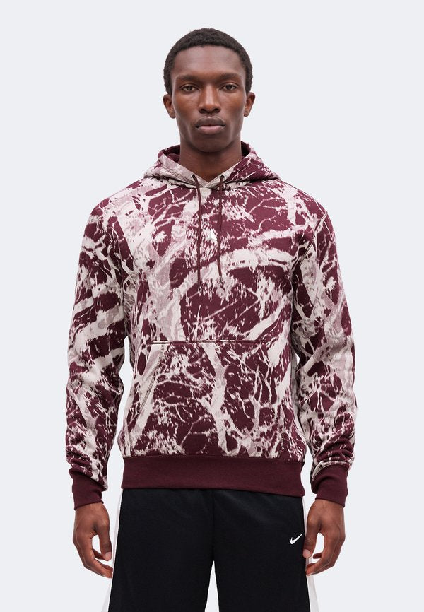Nike Performance CLUB HOODIE - Hoodie - burgundy crush