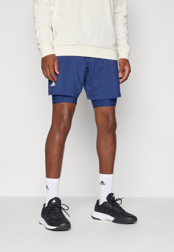 adidas Performance CLUB CLIMACOOL 2IN1 SHORTS - 2-in-1 shorts - dark blue