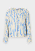 Selected Long sleeved printed viscose