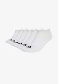 adidas Performance UNISEX THIN LIGHT SPORTSWEAR NO SHOW  6 PAIR PACK  - Sneaker socks - white