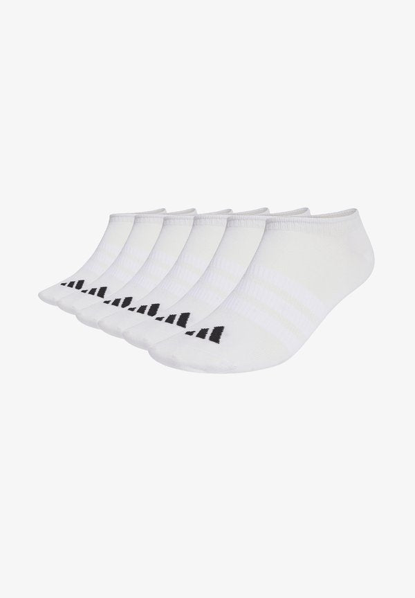 adidas Performance UNISEX THIN LIGHT SPORTSWEAR NO SHOW  6 PAIR PACK  - Sneaker socks - white