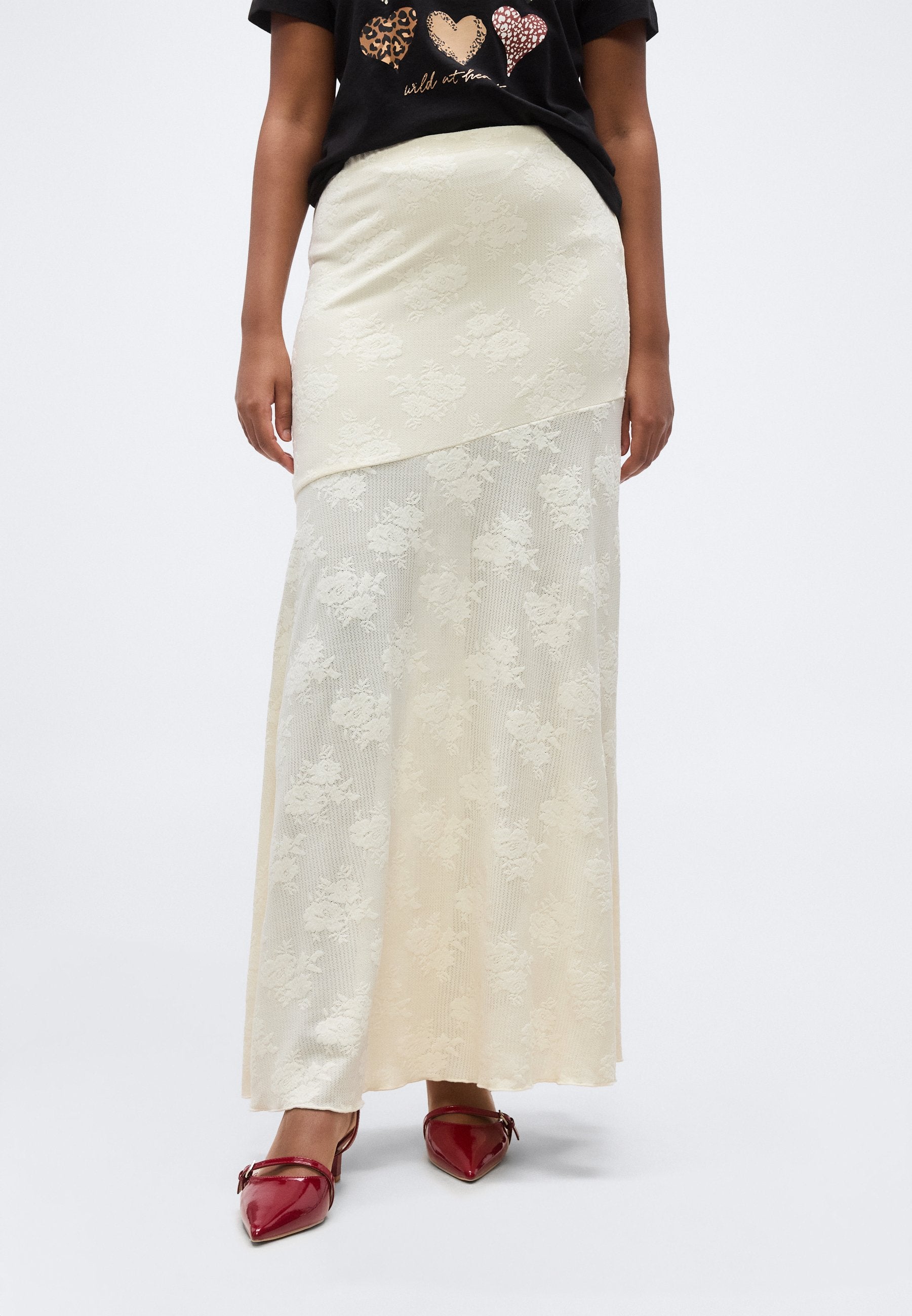 Gina Tricot Petite JACQUARD SKIRT