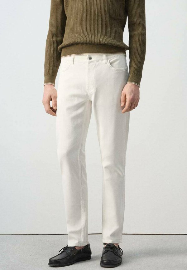 Mango Jeans Tapered Fit - off-white