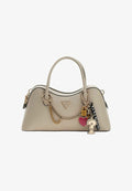 Guess DAVINA SATCHEL - Handbag - light taupe