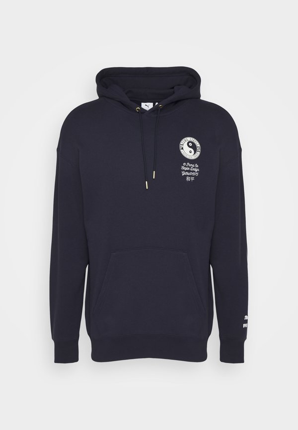 Puma STAPLE HOODIE - Hoodie - dark blue