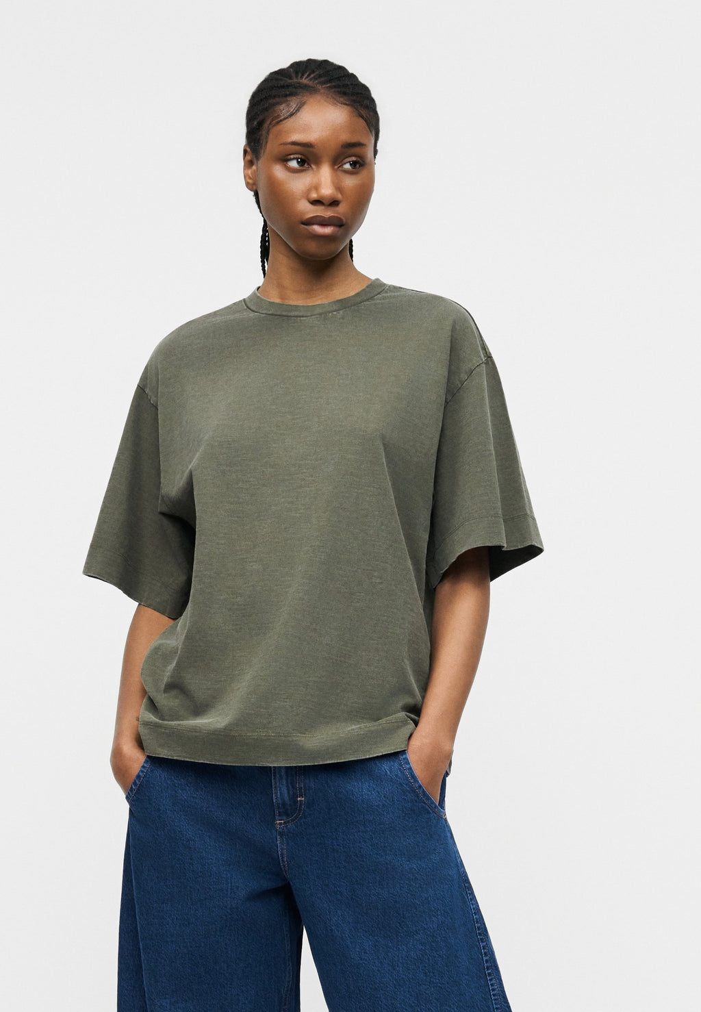 Topshop Wide-fit TSEMMA high-rise barrel fit