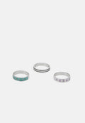 Uncommon Souls PEACE RINGS 3 PACK UNISEX