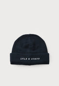 Lyle & Scott SCRIPT BEANIE UNISEX