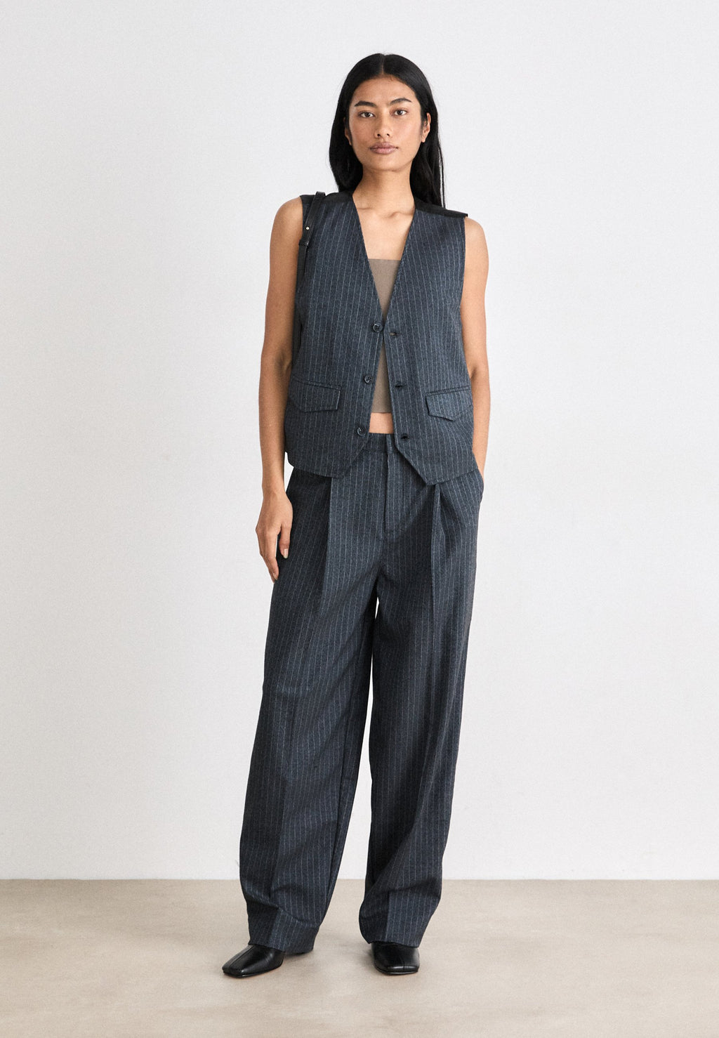 Mads Nørgaard PINSTRIPE ORLA VEST