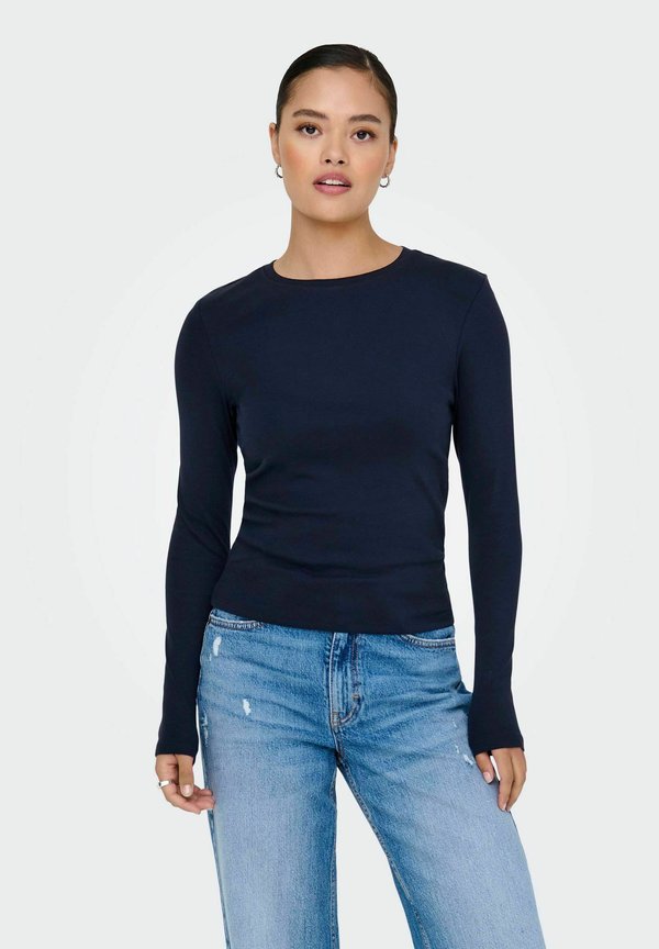 ONLY ONLRILEY O-NECK L/S TOP JRS NOOS - Long sleeved top - night sky