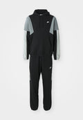 Nike Sportswear M NK CLUB FLEECE HDED TRACK GX SET - Tracksuit - black/light smoke grey/smoke grey/white