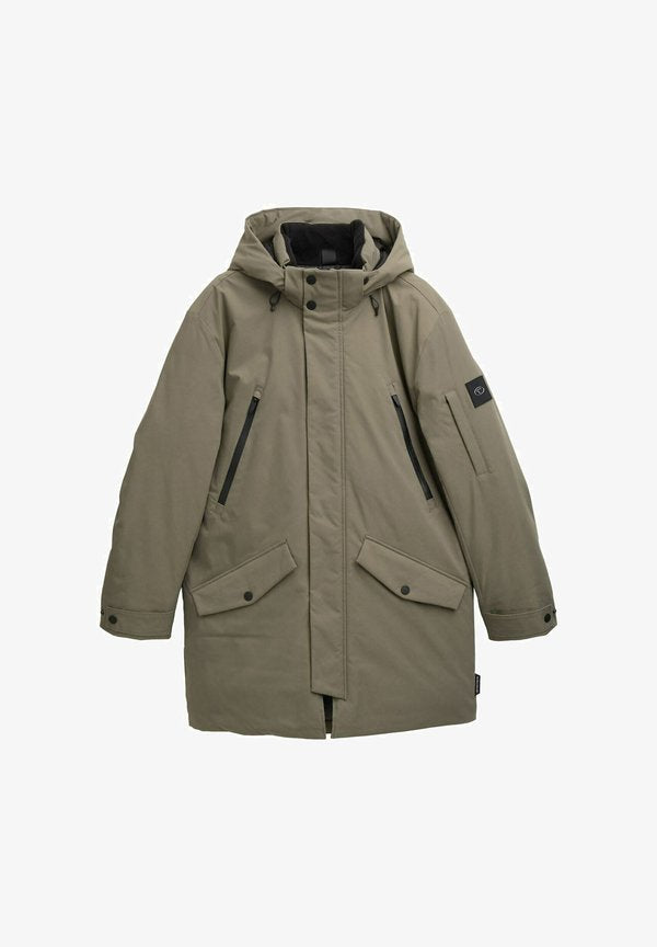 TOM TAILOR Parka - smokey olive green