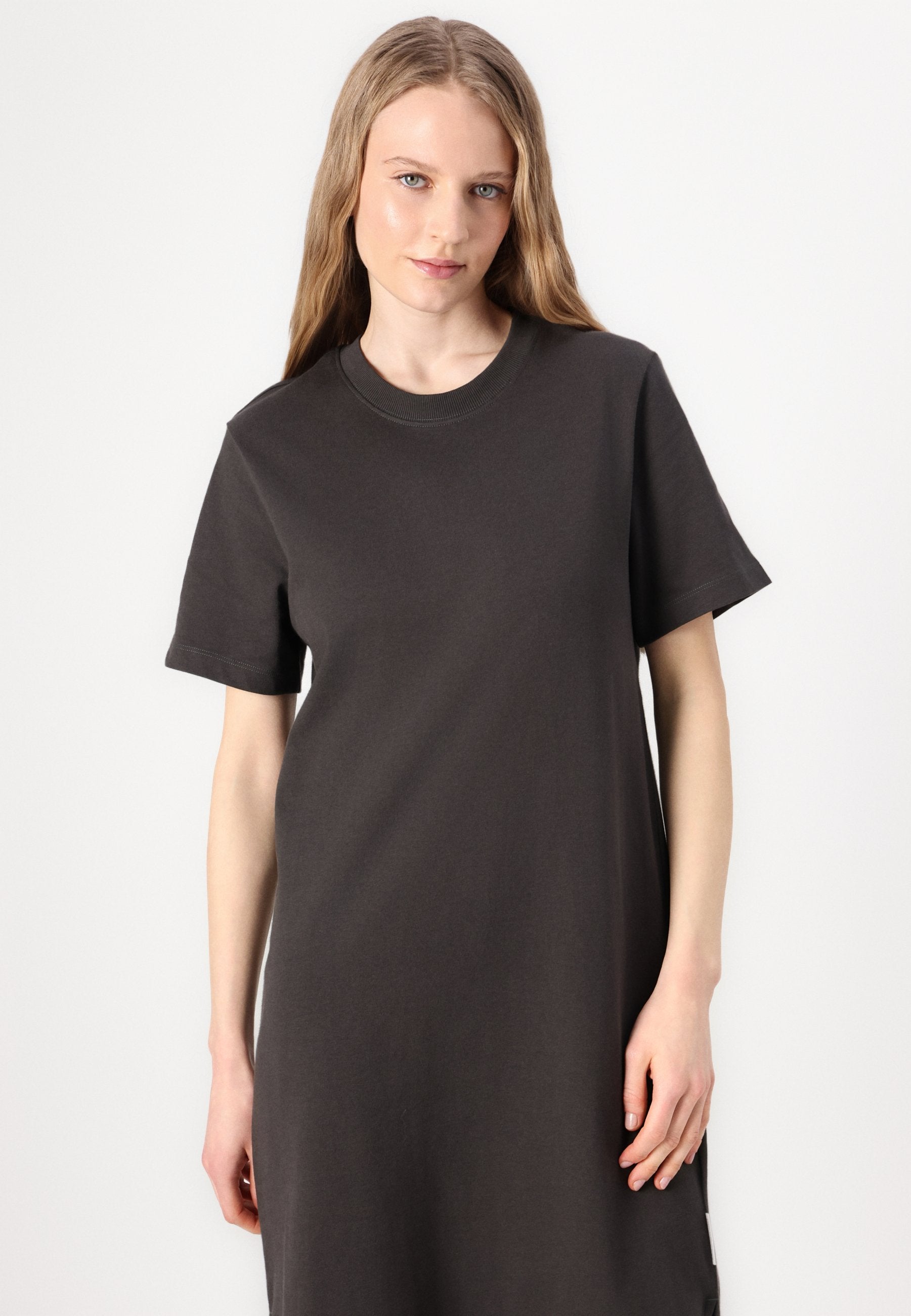Marc O'Polo DENIM ROUND NECK SLITS