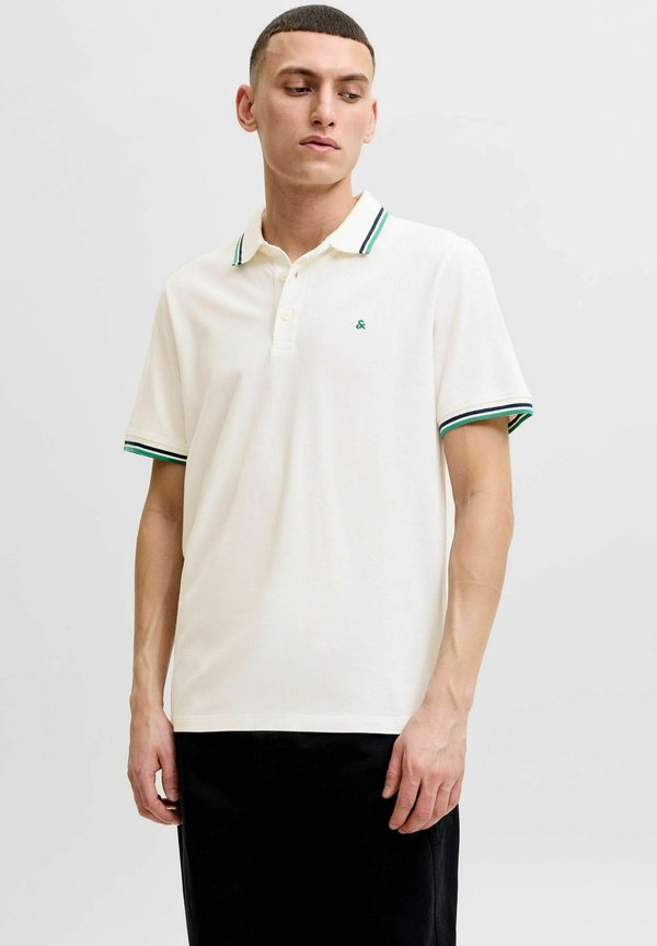 Jack & Jones JJEPAULOS POLO SS NOOS - Polo shirt - cloud dancer