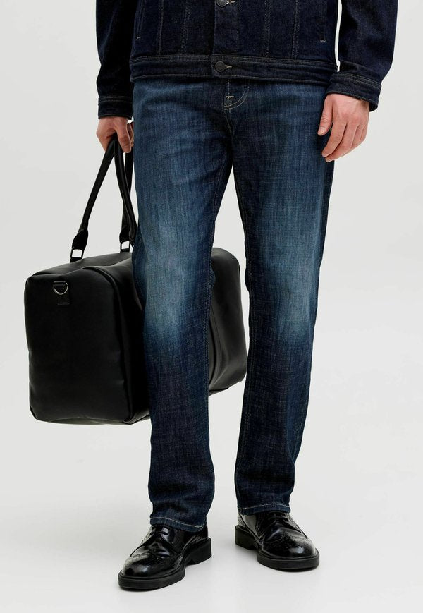 Jack & Jones Relaxed Fit JJICHRIS JJCOOPER GE 641 - Straight leg jeans - blue denim