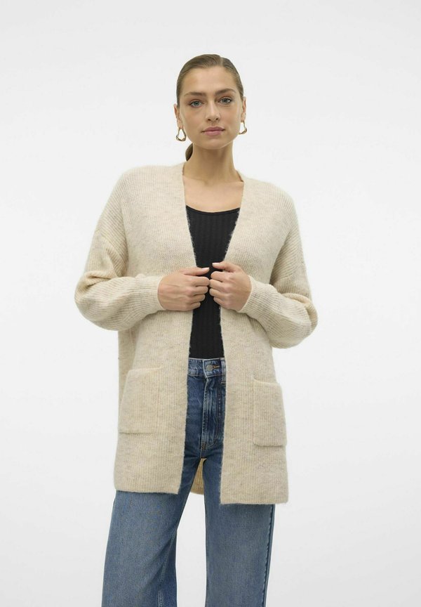 Vero Moda Knitted VMDESMA Knit - Cardigan - birch