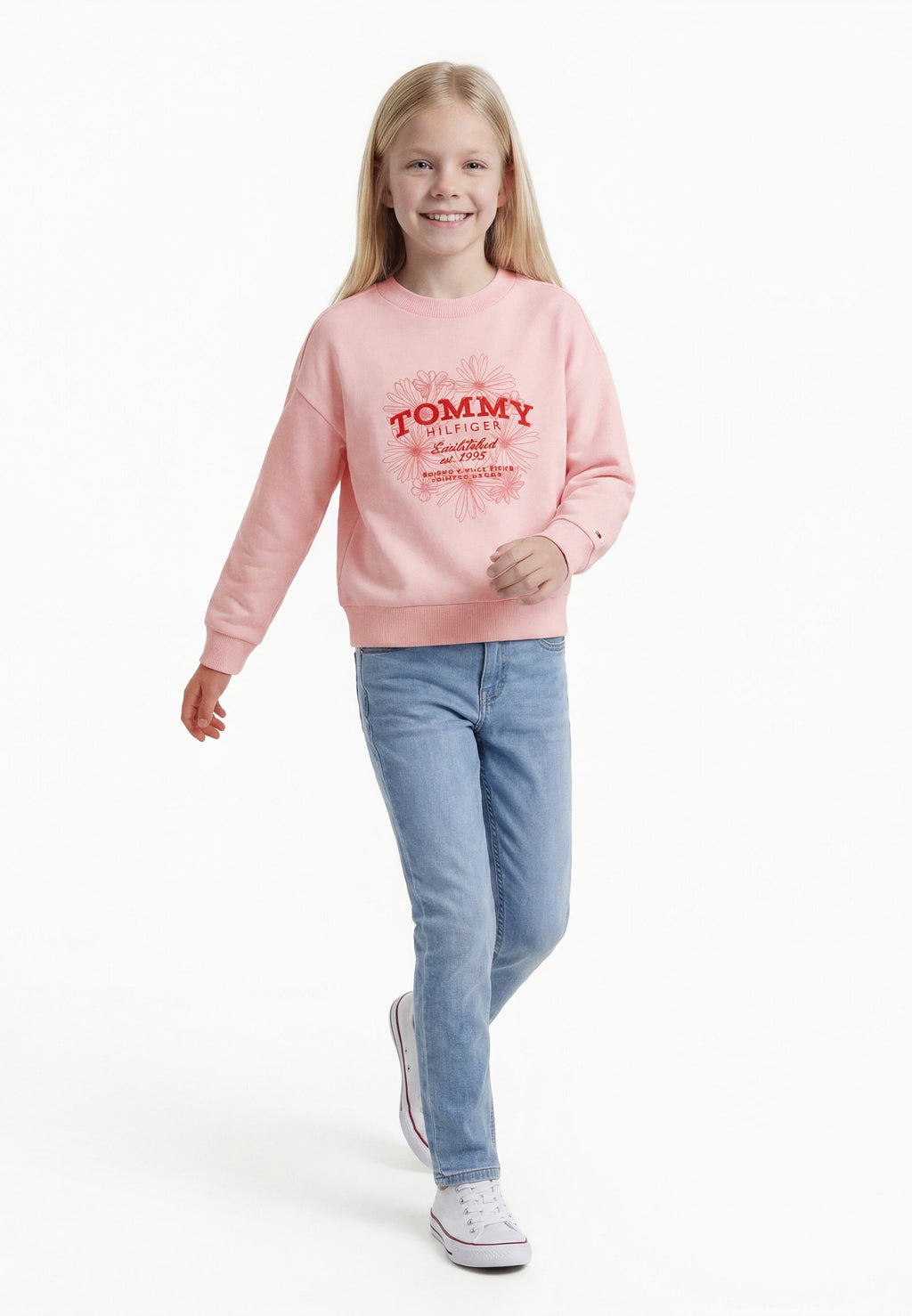 FLOCK LOGO TERRY CREW NECK SWEATSHIRT Media 2