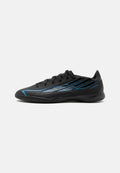 adidas Performance F50 HYPERFAST LEAGUE IN - Indoor football boots - core black/lucid ray blue