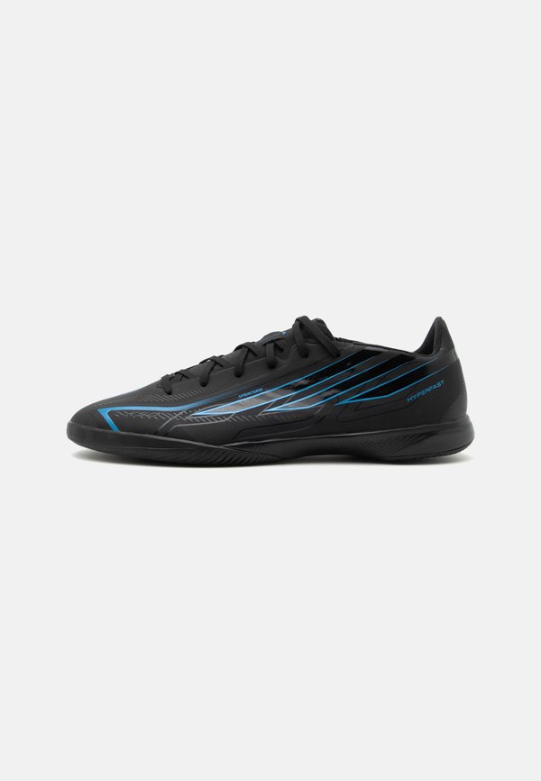 adidas Performance F50 HYPERFAST LEAGUE IN - Indoor football boots - core black/lucid ray blue
