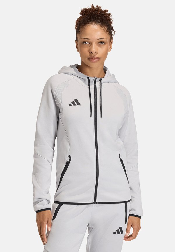 adidas Performance Zip-up sweatshirt - grau