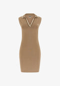 Guess ÄRMELLOSES - Shift dress - mehrfarbig braun