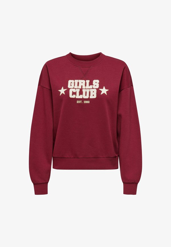 ONLY Sweats ONLJO Sweat - Sweatshirt - cabernet