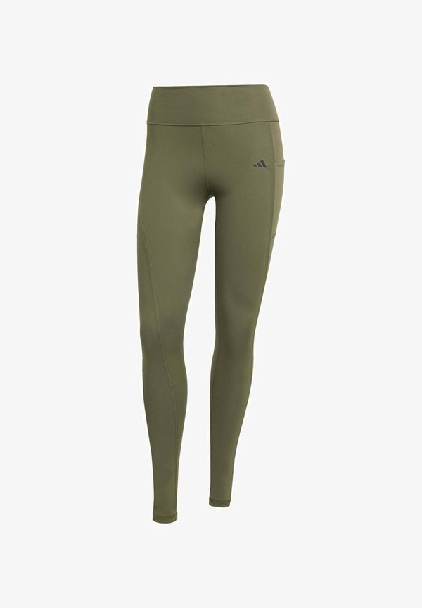 adidas Performance TIGHT OPTIME FULL LENGHTS TIGHT - Leggings - olive strata