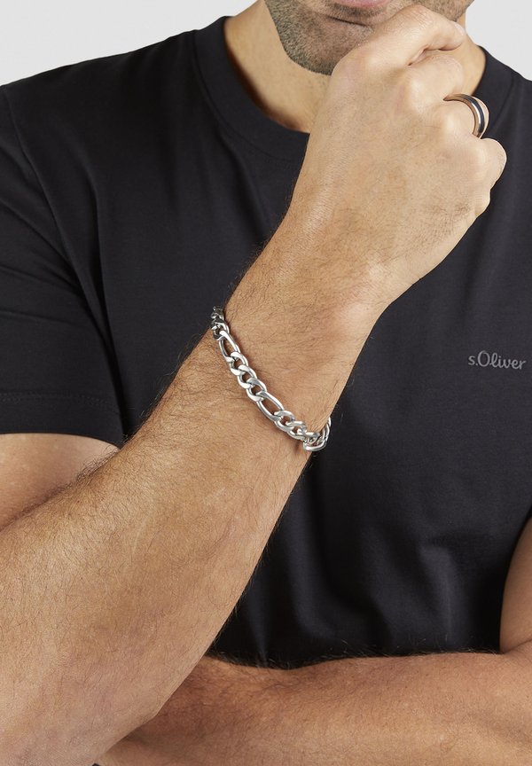 s.Oliver CHUNKY - Bracelet - silver-coloured