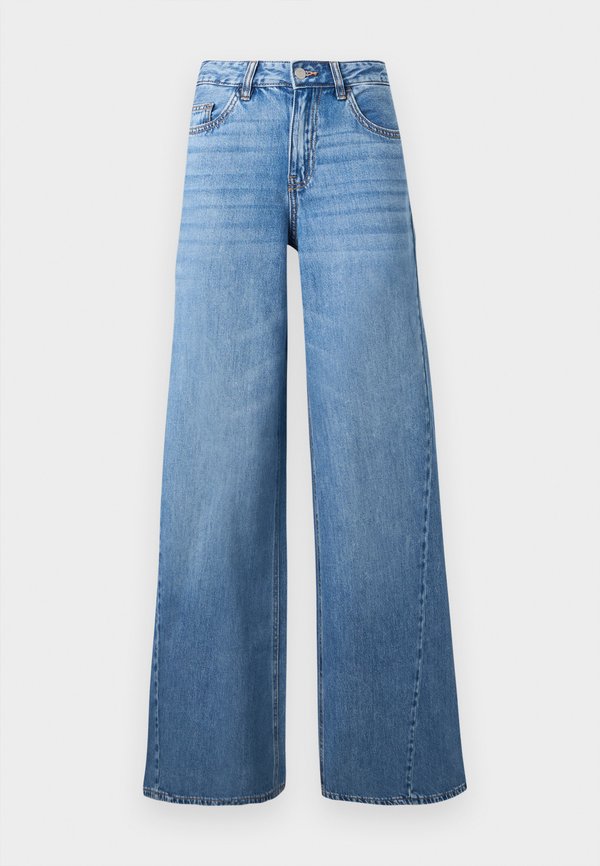 Vero Moda VMANNET - Wide Leg - medium blue denim