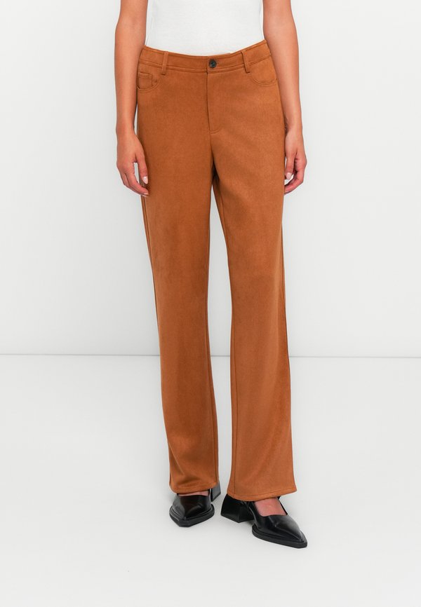 ONLY Wide-leg ONLINA Straight Fit - Trousers - nuthatch