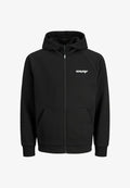 Jack & Jones Zip Logo Zip - Zip-up sweatshirt - black