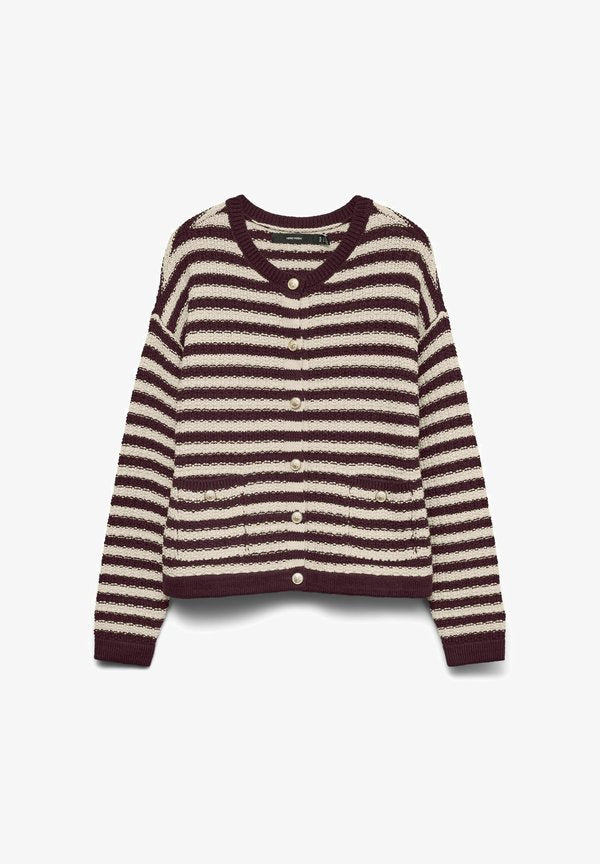 Vero Moda VMHARPER Knit - Cardigan - winetasting