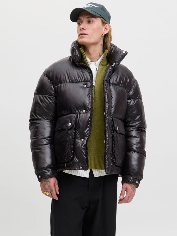 Jack & Jones Puffer Puffer - Winter jacket - black