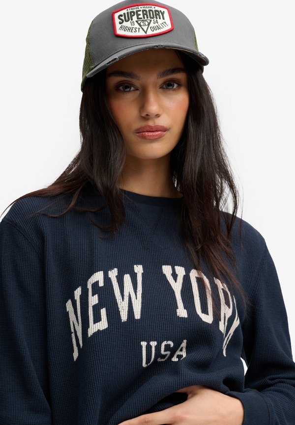 Superdry & Co Cap - flint stone blue grey