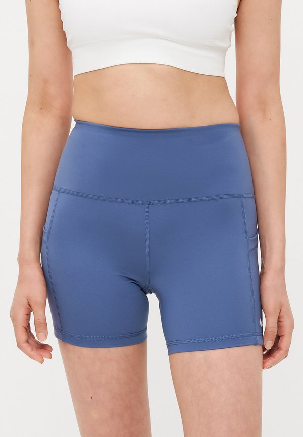 Nike Performance NIKECOURT WOMEN'S TENNIS SHORTS WITH POCKETS - Leggings - diffused blue/white