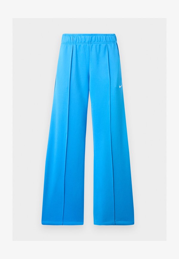 Nike Sportswear WIDE LEG - Tracksuit bottoms - blue