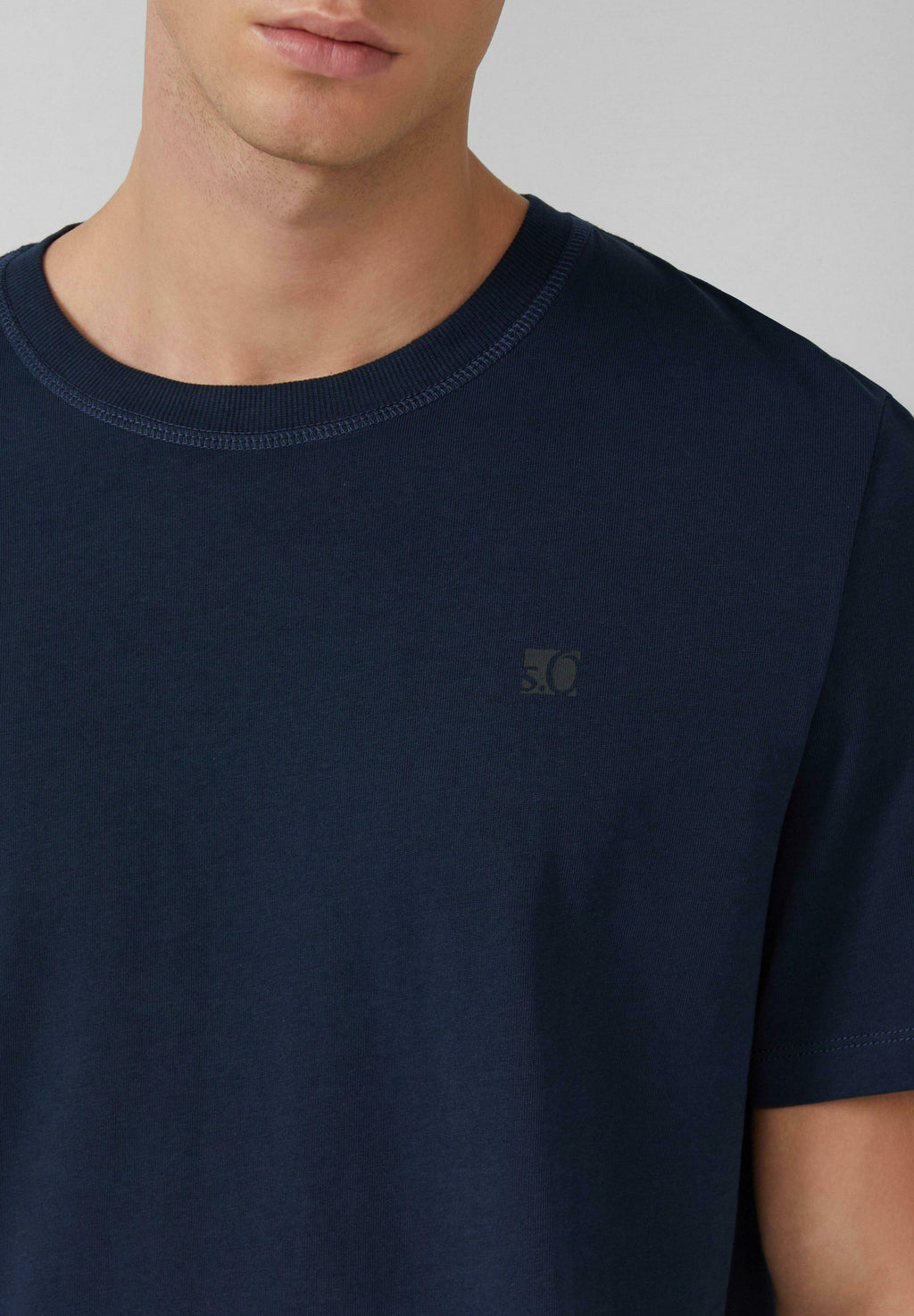 s.Oliver HEAVY MIT CREW NECK UND LOGO-PRINT