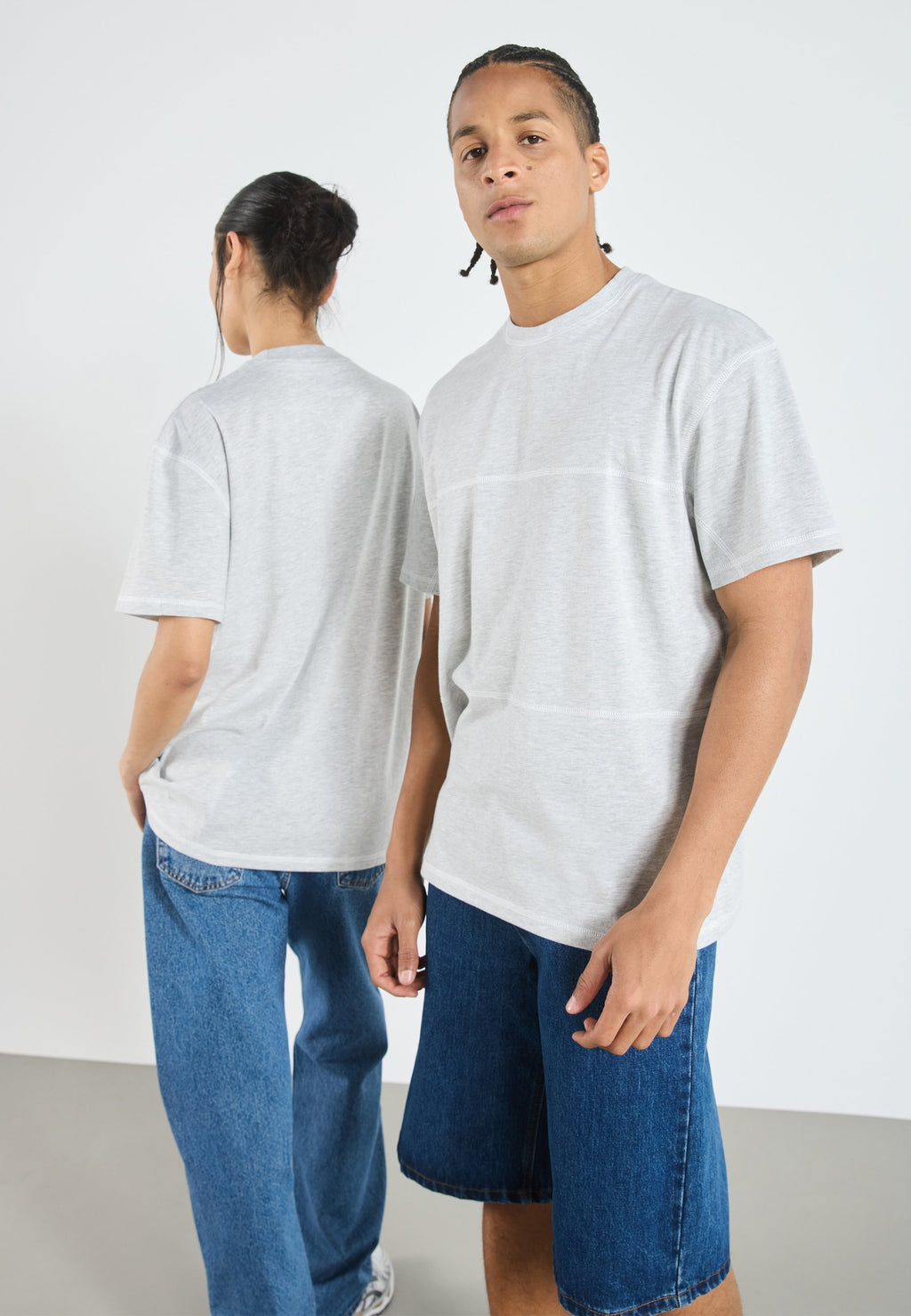 YOURTURN OVERSIZED FIT OVERLOCK STITCHING