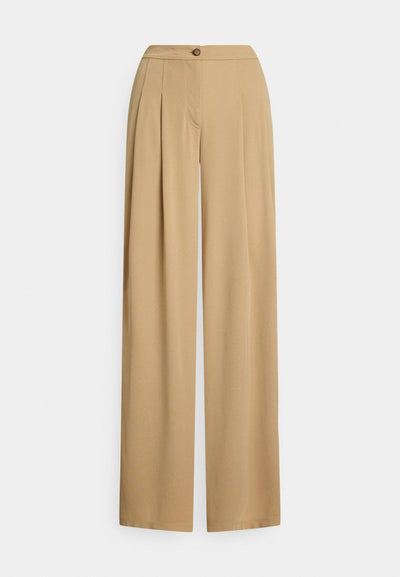 Lauren Ralph Lauren PLEATED STRETCH JERSEY WIDE-LEG PANT