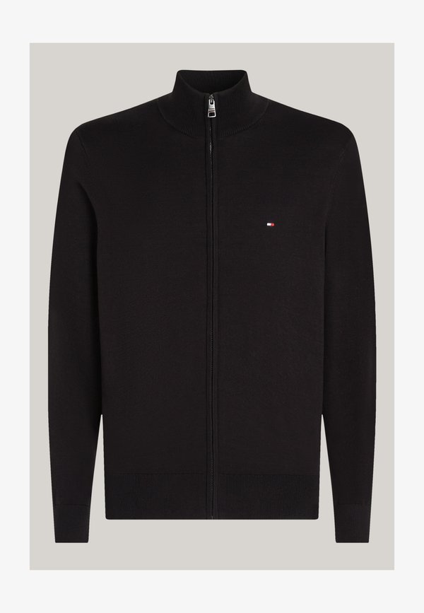 Tommy Hilfiger ESSENTIAL ZIP - Cardigan - black