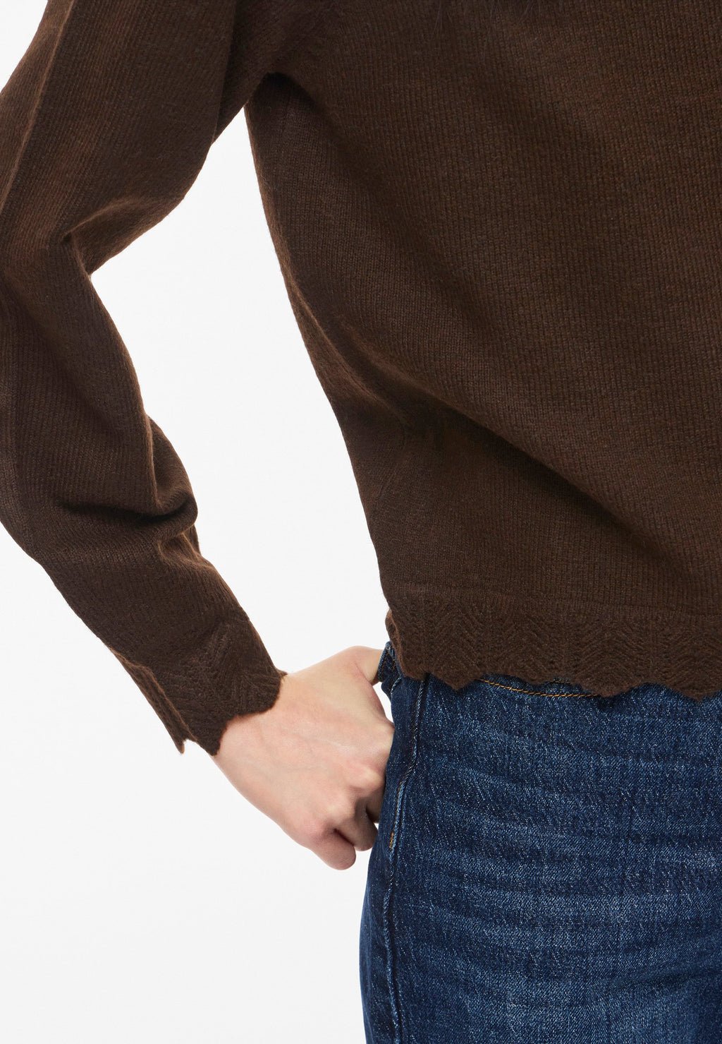 VILA VINIKOLINA O-NECK L/S KNIT TOP - NOOS