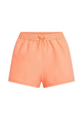Pfirsichfarbene Badeshorts aus glattem, leichtem Material. Verfügt über einen elastischen Bund mit Kordelzug und seitliches Logodetail.