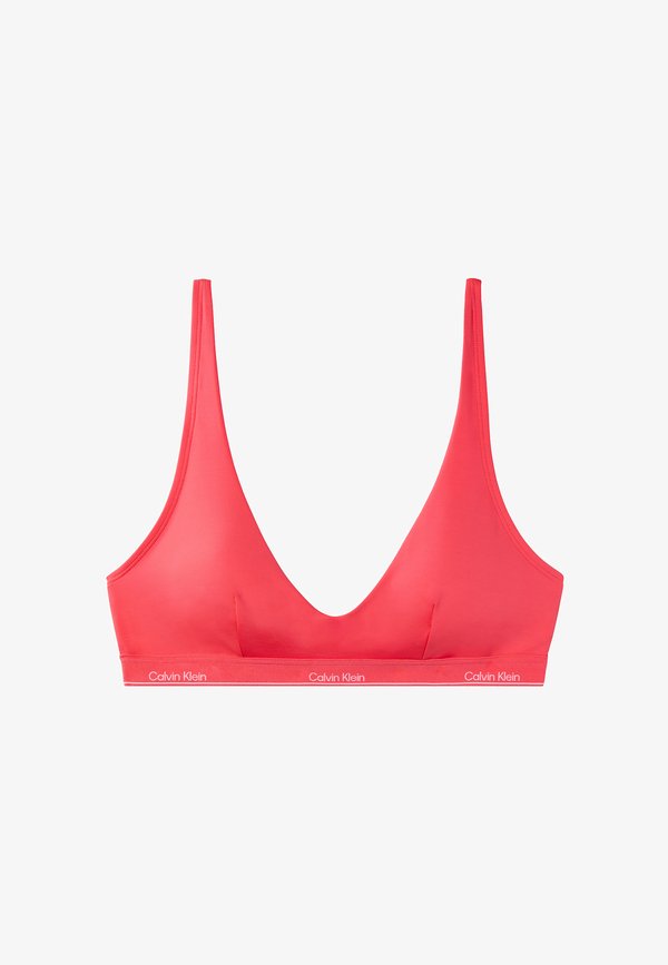 Calvin Klein Swimwear HALTER BRALETTE ICON SWIM - Bikini top - punch pink