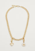 Pieces PCFINJHA NECKLACE DOUBLE PENDANT