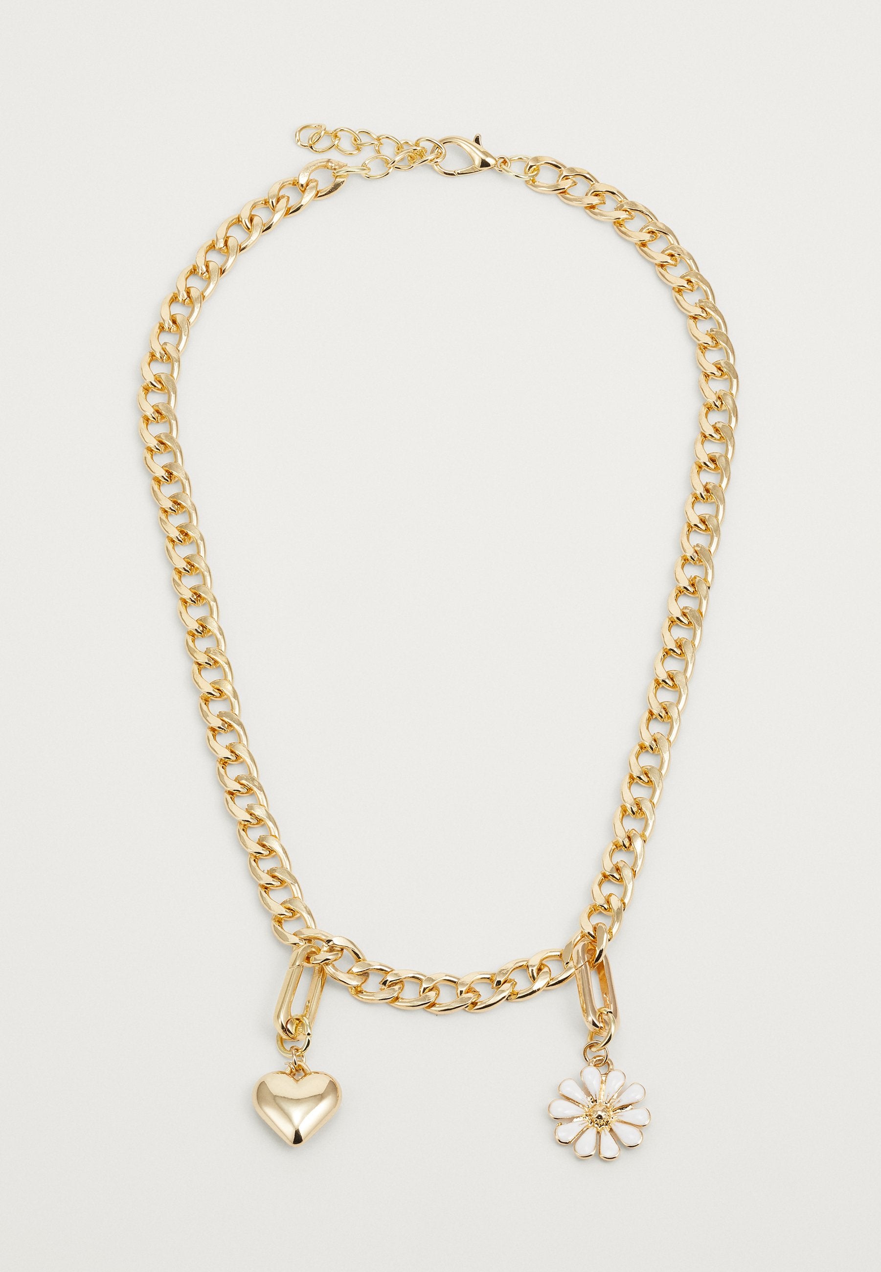 Pieces PCFINJHA NECKLACE DOUBLE PENDANT