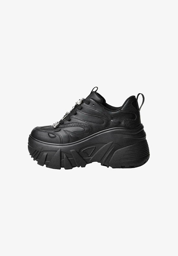 Bershka PLATFORM - Trainers - black