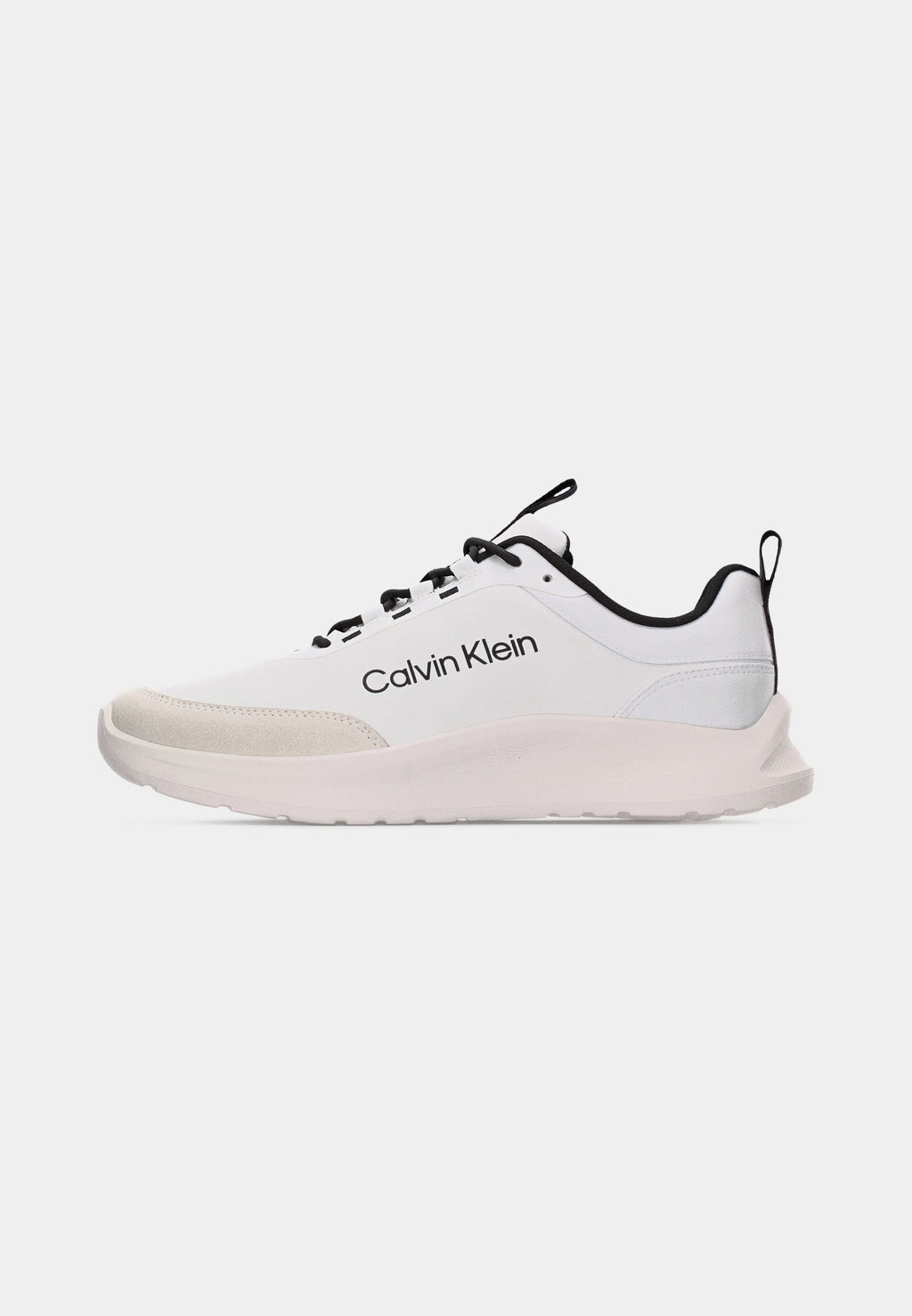 Calvin Klein LIGHT RUNN ESS LACEUP - Trainers - bright white/black